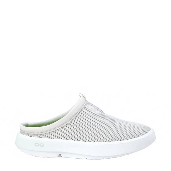 NEW OOFOS women's oocoozie sport mule shoes in grey - Picture 1 of 6